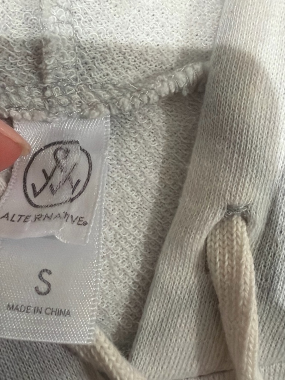 Alternative Women’s Cropped Crewneck Hoodie with Orange Longhorn Tie-Dye - Picture 3 of 5